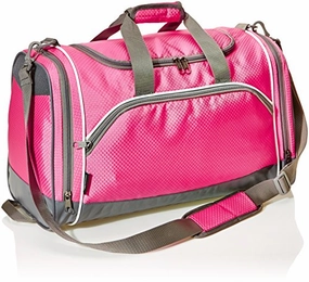 Amazonbasics Sports Duffel - Medium, Pink Today Only Special