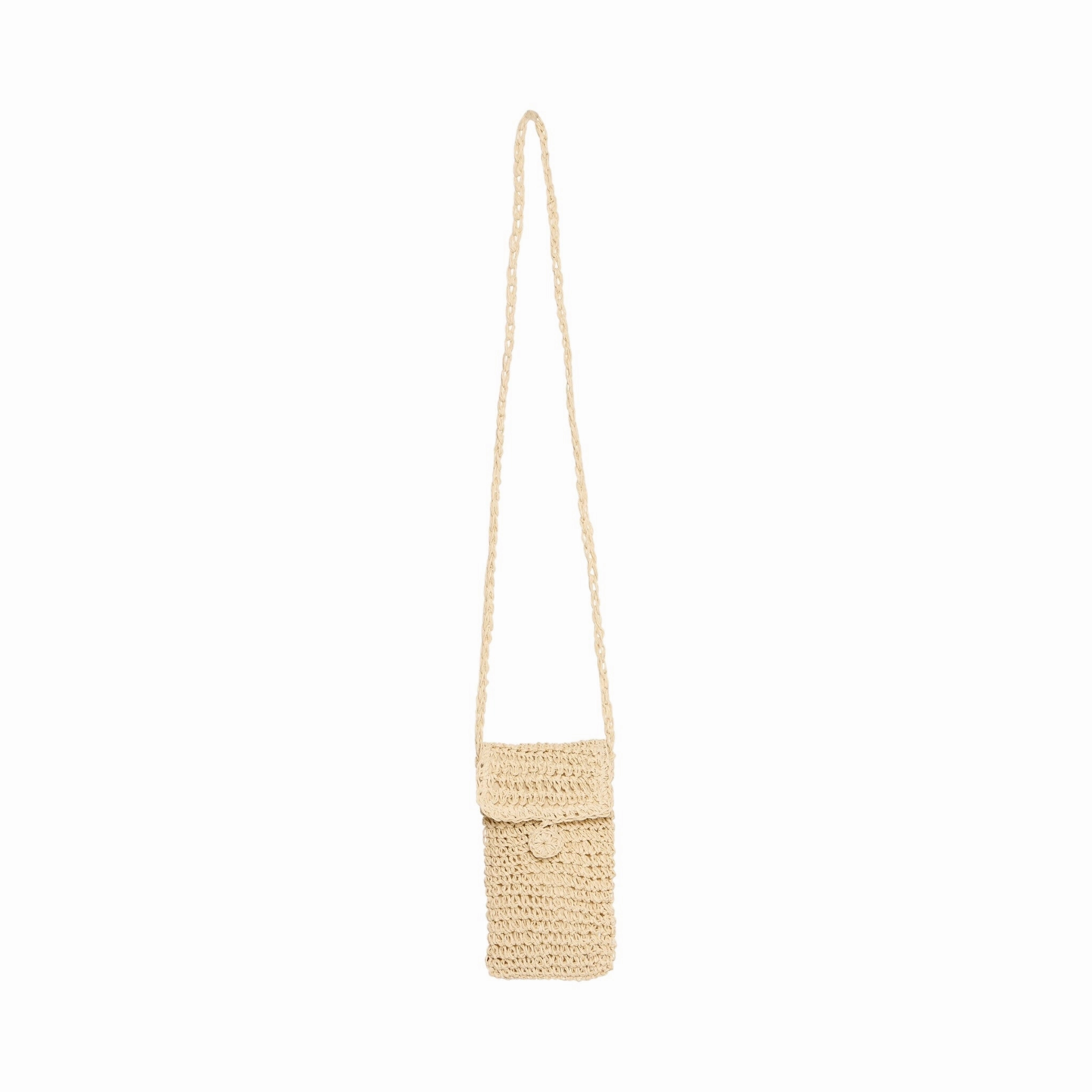 Shop the Best Deals B Young Vibbe Phone Bag Natural Straw