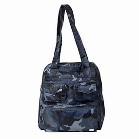 Flash Discount Today Lug Women'S Puddle Jumper Packable Duffel Bag, Camo Navy, One Size