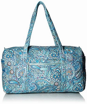 Shop Smart Deals Vera Bradley Womens Iconic Large Travel Duffel, Signature Cotton, Daisy Dot Paisley