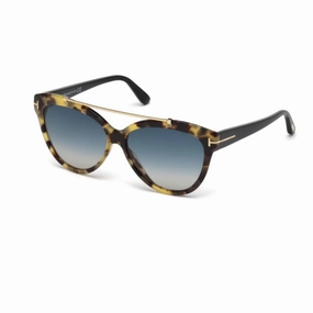 Clearance Event Tom Ford Ft0518/S Livia 56W Havana Blue Gradient