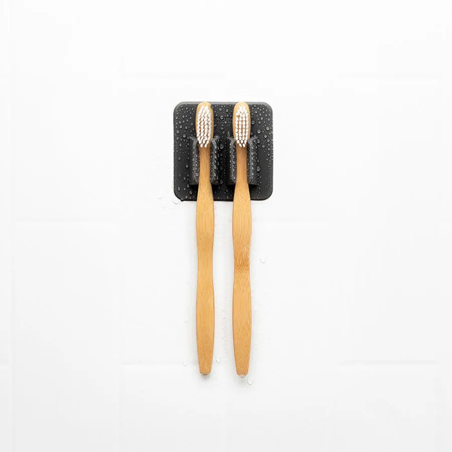 TOOLETRIES The George Toothbrush Rack/Holder, Charcoal