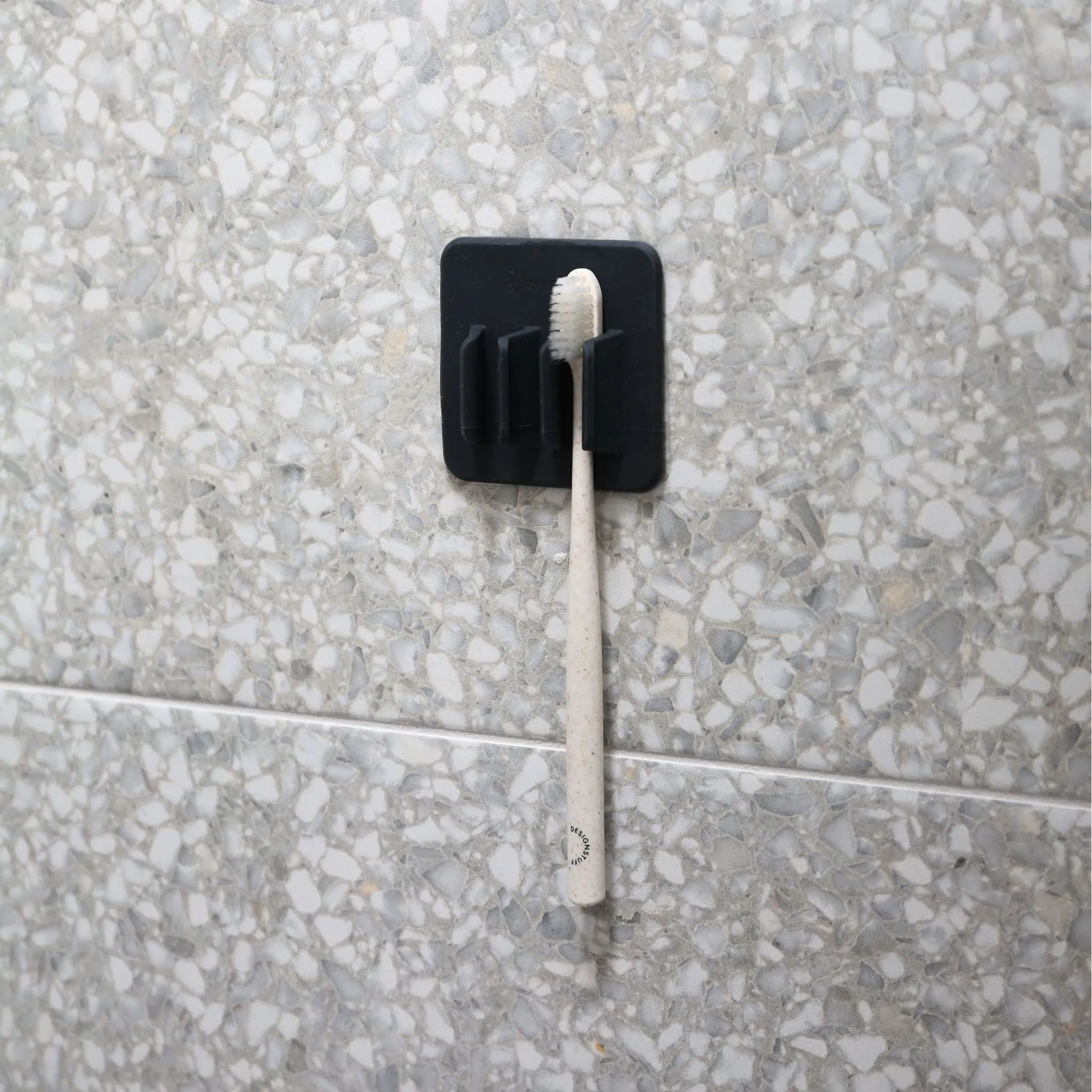 TOOLETRIES The George Toothbrush Rack/Holder, Charcoal