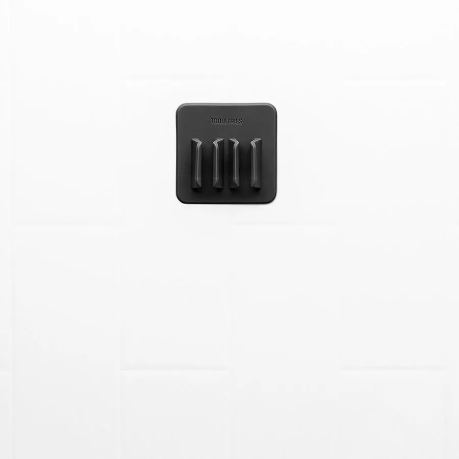 TOOLETRIES The George Toothbrush Rack/Holder, Charcoal