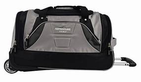 Tprc 21" "Adventure" Rolling Duffel Constructed With Honeycomb Designed Rip-Stop Material Includes Dual Side Pockets And Front Accessory Pocket, Gray Color Option Price Drop Today Trending Now Discount