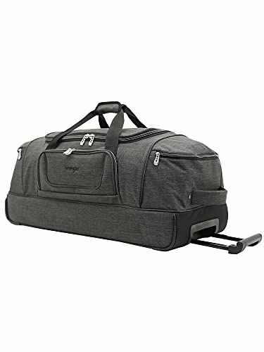 Daily Special Offer Dont Miss Hot Deals Travelers Club 30" Travel Rolling Duffel Bag, Grey, Inch