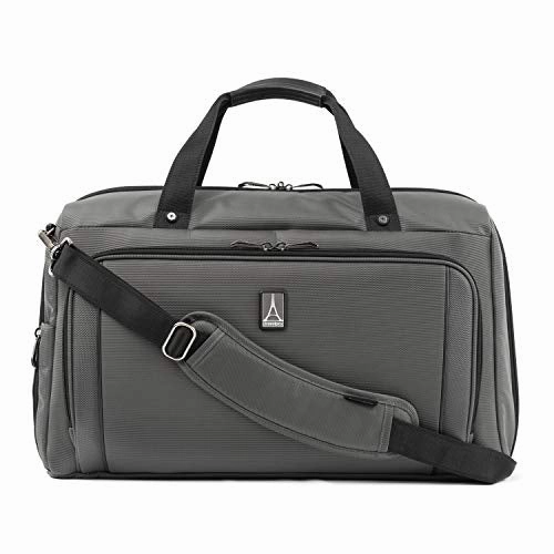 Shop the Savings Now Perfect Gift Offer Travelpro Crew Versapack Weekender Carry-On Duffel Bag W/Suiter, Titanium Grey, One Size