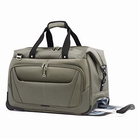 Travelpro Luggage Maxlite 5 20" Lightweight Carry-On Rolling Duffel Suitcase, Slate Green One Size Online Exclusive Deal Special Occasion Discount