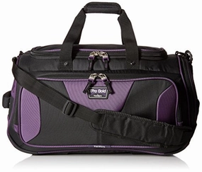 Travelpro Tpro Bold 20 - Inchsoft Duffel Bag, Black/Purple Best Seller Discount Clearance Sale Now
