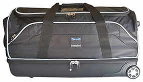 Biggest Savings Now Travolution 28 Wheeled Drop-Bottom Duffel With Garment Rack With Grey Trim, Black With Grey Trim
