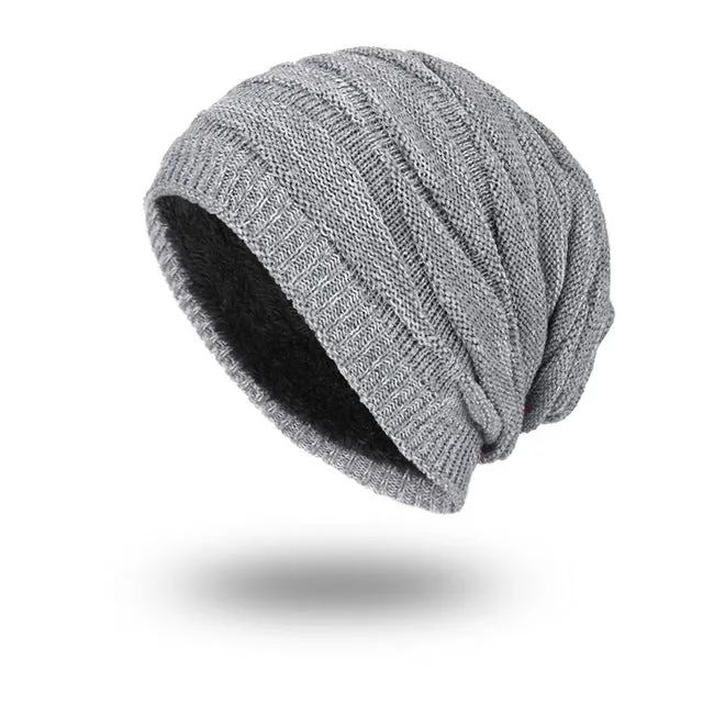 Men'S Fashion Knitted Winter Beanies - Black,Grey,Khaki,Navy,Burgundy Clearance Blowout