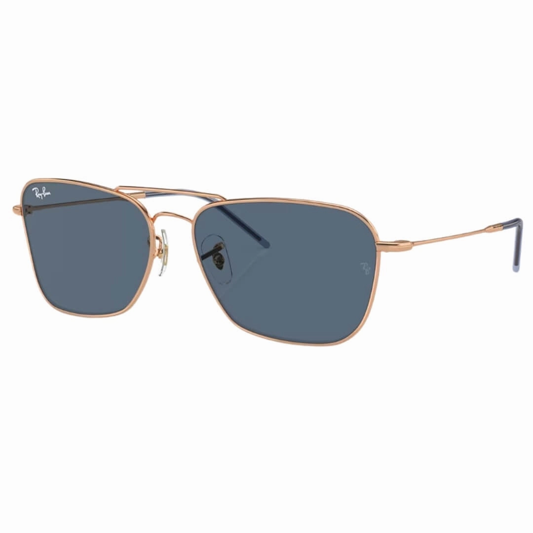 Ray-Ban Caravan Reverse Rbr0102S 92023A Rose Gold Frame, Blue Len Shop Save Big Save Big Today