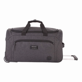 Clearance Blowout Swissgear 7368 Travel Duffel, Heather Grey (19" Rolling)