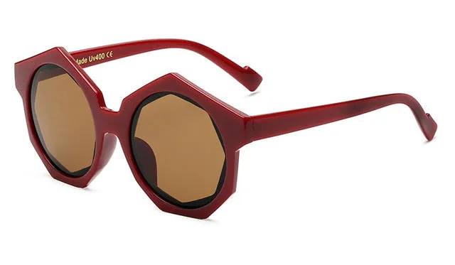 Women'S Round Luxury Fashion Geometric Sunglasses Dont Miss Big Savings Mega Sale Now