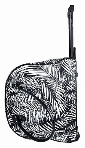Trendy Flyer 19" Duffel / Tote Rolling Bag Luggage Gym Purse Case Leaf Black Trending Now Offer