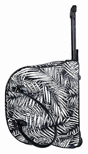 Trendy Flyer 19" Duffel / Tote Rolling Bag Luggage Gym Purse Case Leaf Black Trending Now Offer