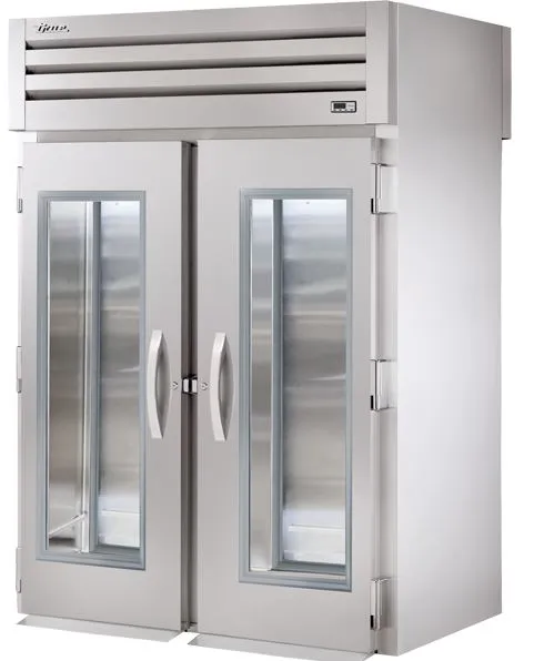 True STA2RRT-2G-2S, Commercial 68" Roll-Thru Refrigerator Glass Doors 2 Sections