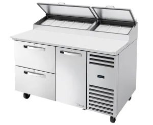 True TPP-AT-60D-2-HC~SPEC3, Commercial 60.25" W Two Section SPEC SERIES? Pizza Prep - 115 Volts