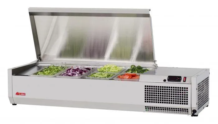 Turbo Air - CTST-1200-13-N, Commercial E-Line Countertop Salad Table, 47-1/4??L