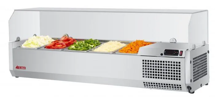 Turbo Air - CTST-1200G-N, Commercial E-line, Food prep, 47?? Countertop Salad Table