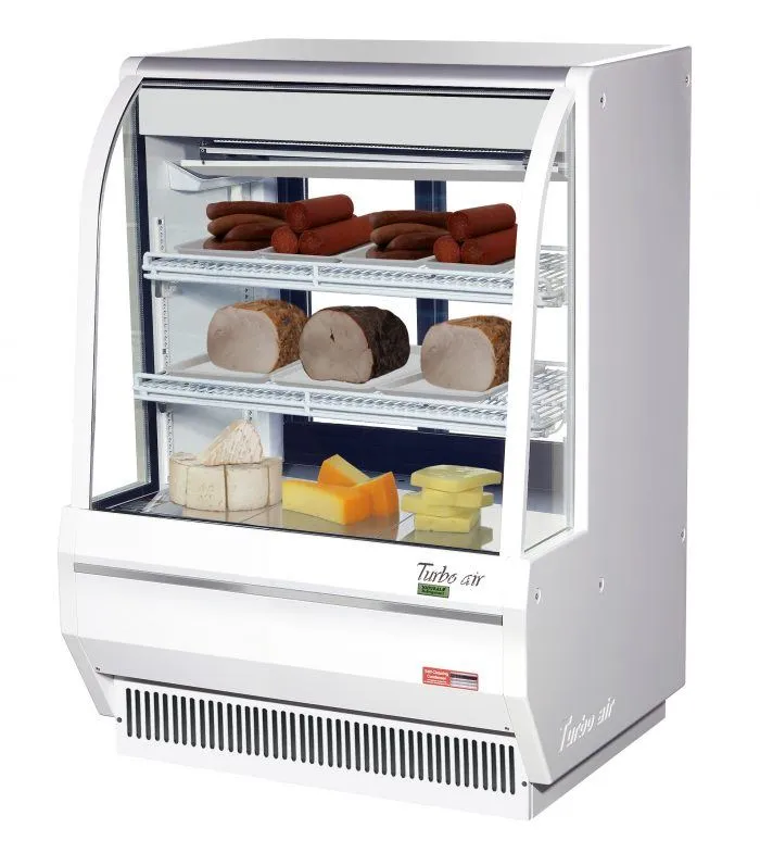 Turbo Air - TCDD-36H-W(B)-N, Commercial 36?? Direct Cooling Type Deli Display Case Refrigerator