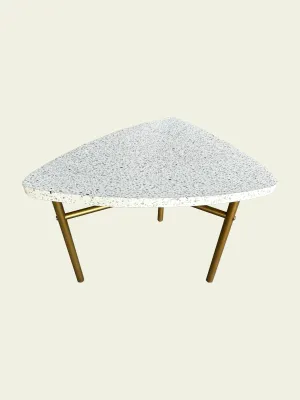 Twin White Terrazzo Coffee Table