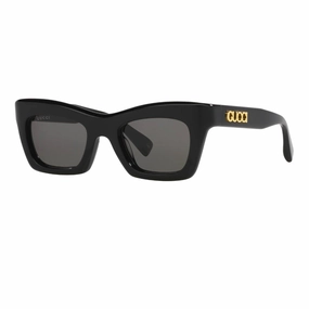 Weekend Flash Offer Gucci Gg1773S 001 WomenS Sunglasses - Black Frame, Grey Lenses
