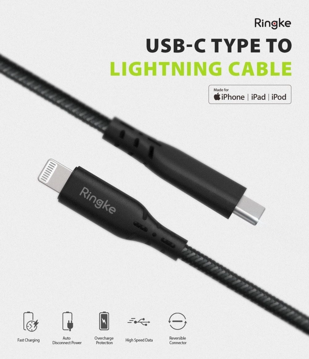 Best Price Today Last Chance Steal Usb-C To Lightning Cable 1.2M By Ringke