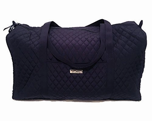 Online Exclusive Deal Vera Bradley Large Duffel Bag Micro Fiber Classic Navy