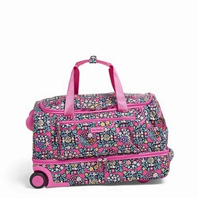 Vera Bradley Lighten Up Foldable Rolling Duffel, Kaleidoscope Rosettes Last Chance Offer Online Deal Frenzy
