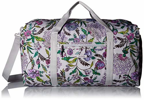 Clearance Event Alert Vera Bradley Lighten Up Large Travel Duffel, Lavender Botanical