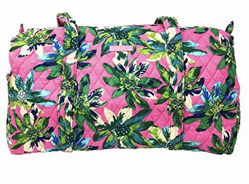 Limited Time Offer Vera Bradley Small Duffel (Tropical Paradise With Blue Interior)