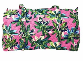 Limited Time Offer Vera Bradley Small Duffel (Tropical Paradise With Blue Interior)
