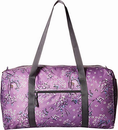 Vera Bradley Women'S Packable Duffel Bag Lavender Dandelion One Size Online Deal Frenzy Online Exclusive Deal