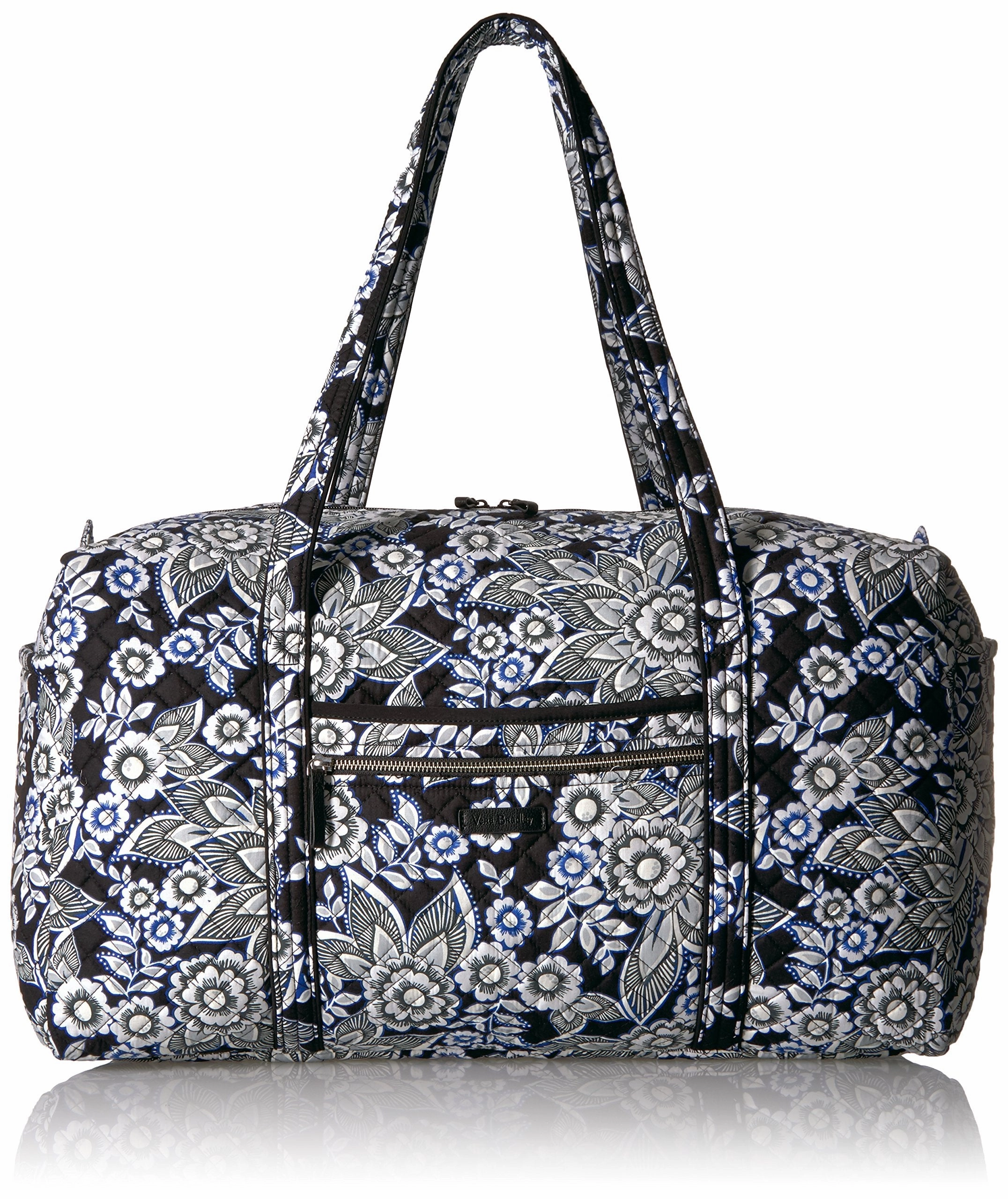 Vera Bradley Women'S Signature Cotton Large Travel Duffel Travel Bag, Snow Lotus, One Size Limited Stock Alert