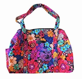 Limited Time Offer Hot Sale Alert Vera Bradley Women Travel Gym Small Duffel (Floral Fiesta)