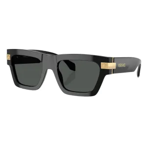 Exclusive Online Deal Versace Ve4464 Gb1/87 Sunglasses - Black Frame, Dark Grey Lens