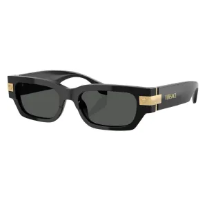 Grab Save Today Versace Ve4465 Gb1/87 Sunglasses - Black Frame, Dark Grey Lens