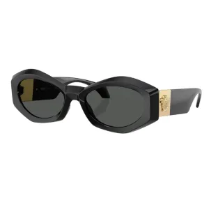Clearance Event Versace Ve4466U Gb1/87 Sunglasses - Black Frame, Dark Grey Lens