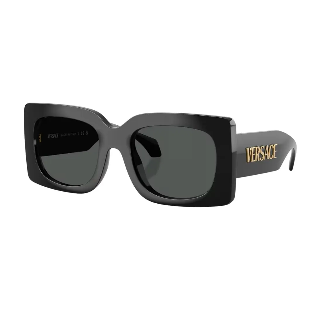 Best Seller Discount Unmissable Deal Today Versace Ve4496U Sunglasses C Black Frame, Grey Lens