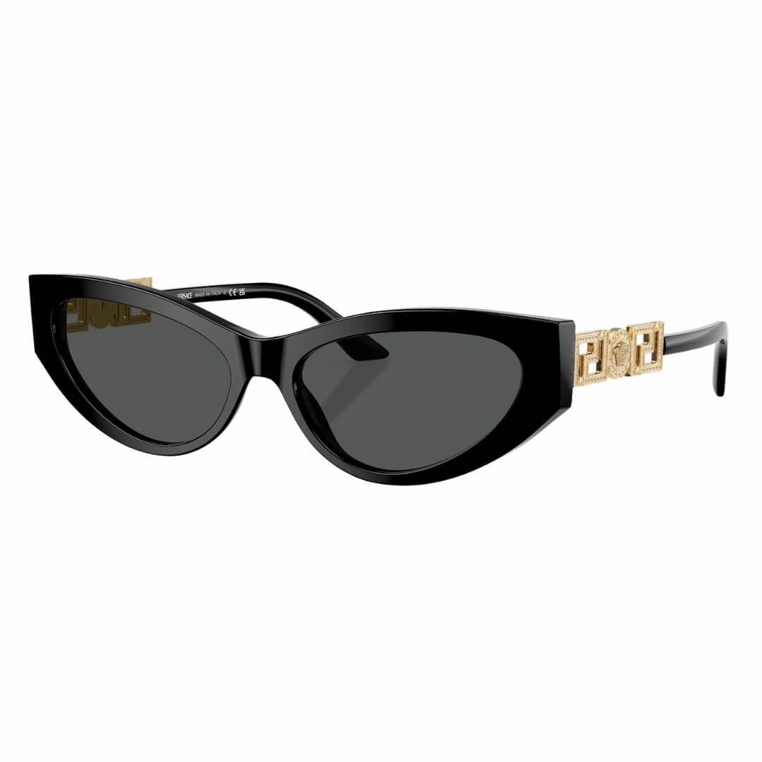 Hot Offer Ending Soon Trending Hot Picks Versace Ve4470B Gb1/87 Sunglasses - Black Frame, Dark Grey Lens