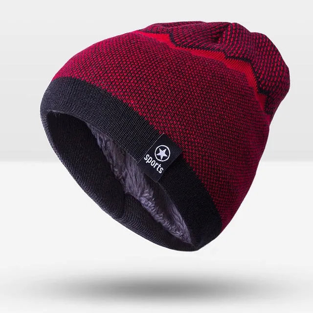 Hot Item Clearance Hot Sale Today Warm Fashion Winter Hat For Men  - Black,Brown,Gray,Navy,Red