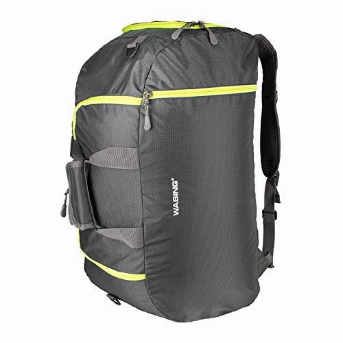 Watinc 50L 3-Way Travel Duffel Backpack Luggage Gym Sports Bag With Shoe Compartment(Gray) Mega Sale Now Flash Sale Now