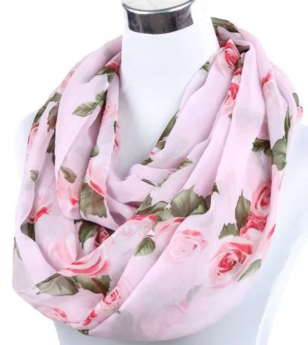 Women'S Winter/Autumn Fashion Chiffon Infinity Scarves - 8 Variants Mega Online Discount