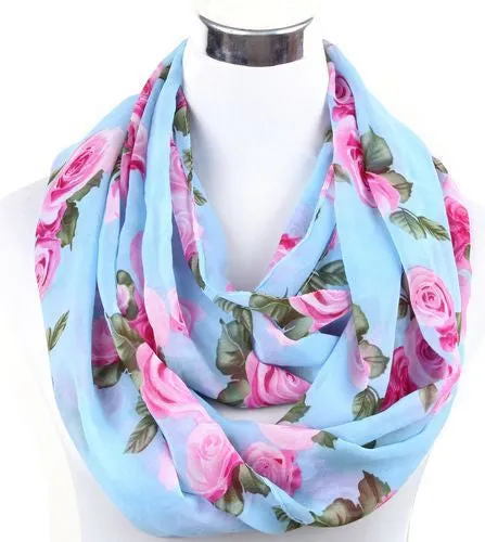Women'S Winter/Autumn Fashion Chiffon Infinity Scarves - 8 Variants Todays Special Savings
