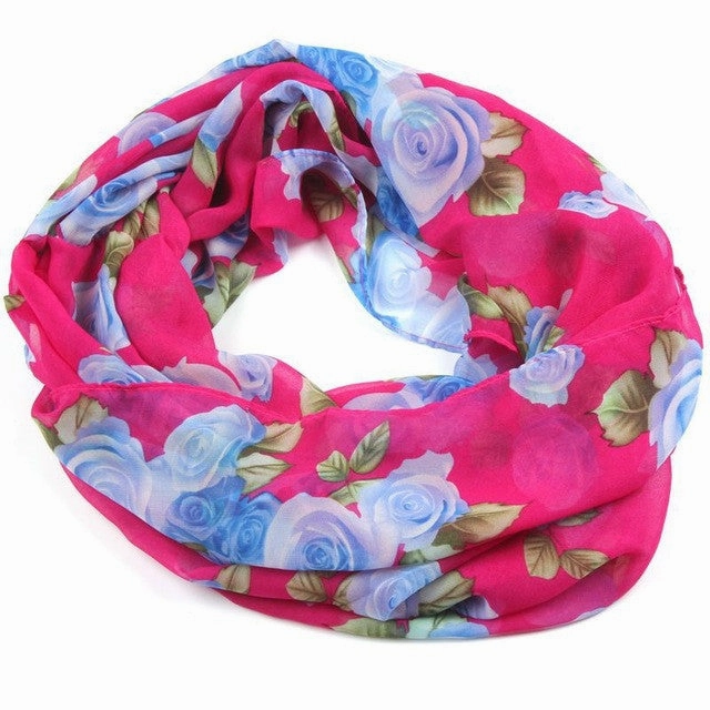 Women'S Winter/Autumn Fashion Chiffon Infinity Scarves - 8 Variants Special Online Offer Flash Deal Alert