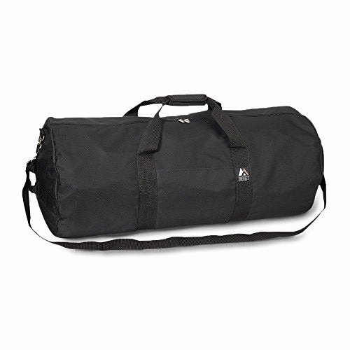 Today Only Offer Everest Round Travel Duffel Bag, Black 30 Inch