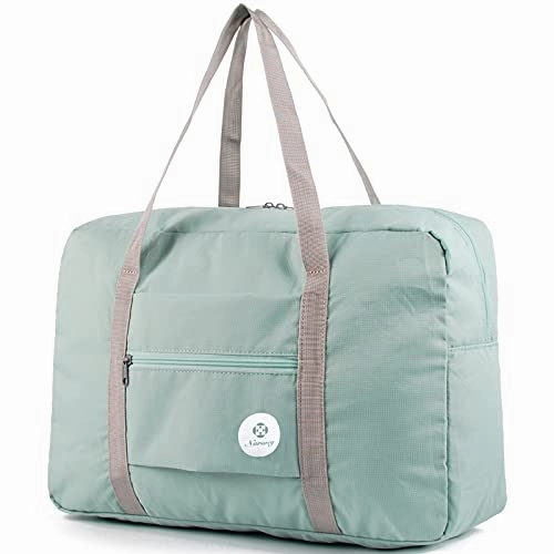 Hot Deal Alert Flash Discount Today For Spirit Airlines Foldable Travel Duffel Bag Tote Carry On Luggage Sport Duffle Weekender Overnight For Women And Girls (1112 Mint Green)