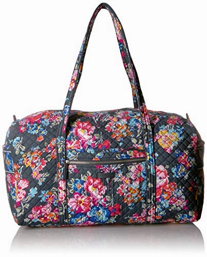 MustHave Steals Last Chance Offer Vera Bradley Iconic Large Travel Duffel, Signature Cotton, Pretty Posies