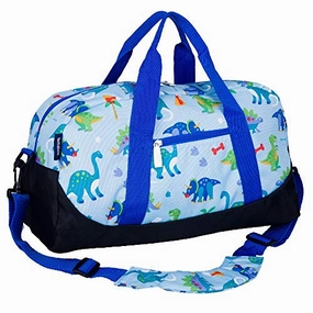 Wildkin Kids Overnighter Duffel Bags For Boys & Girls, Measures 18 X 9 X 9 Inches Duffel Bag For Kids, Carry-On Size & Ideal For School Practice Or Overnight Travel, Bpa-Free (Dinosaur Land) Big Savings Event Exclusive Hot Pick